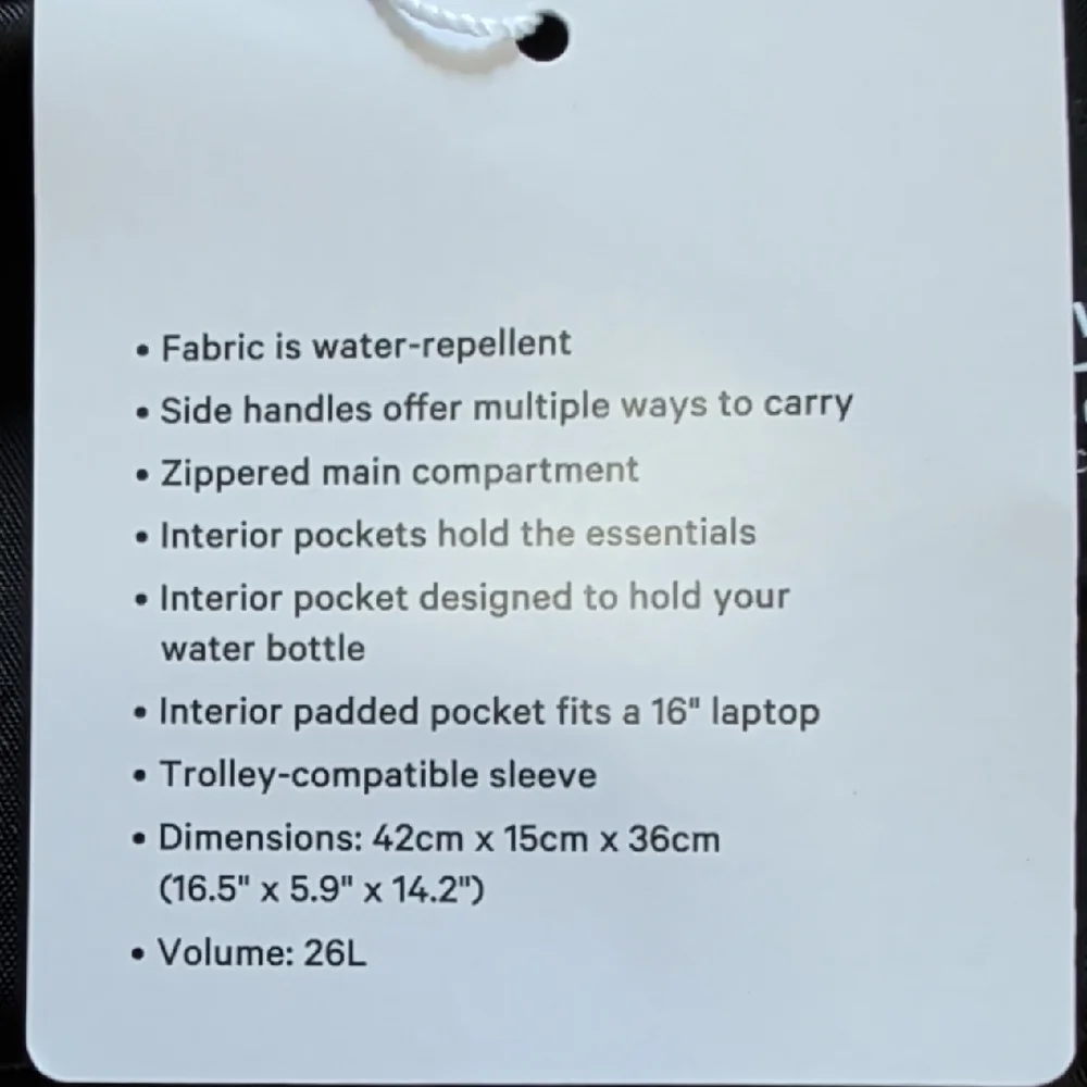 Lululemon All Day Essentials Tote Black NWT - Picture 12 of 13